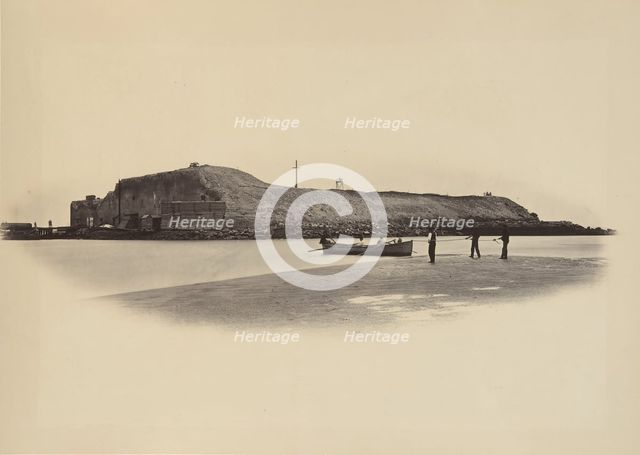 Fort Sumpter, 1860s. Creator: George N. Barnard.