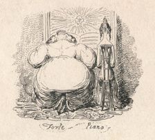 Forte Piano 1829. Artist: George Cruikshank