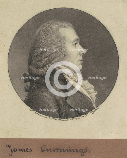 Fortescue Cuming, 1796-1797. Creator: Charles Balthazar Julien Févret de Saint-Mémin.