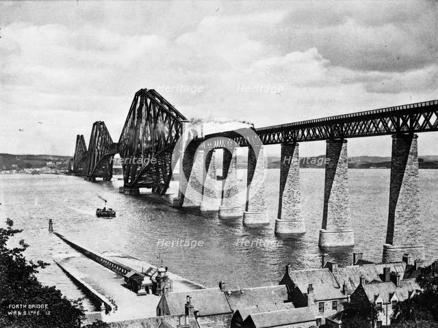 Forth Bridge, Edinburgh, Scotland, 1900. Creator: Unknown.