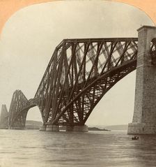 Forth Bridge, Scotland 1897. Creator: Keystone View Company