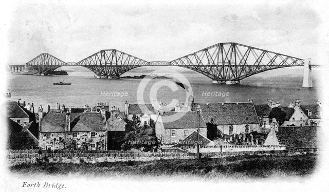 Forth Bridge, Scotland, 1902. Artist: Unknown