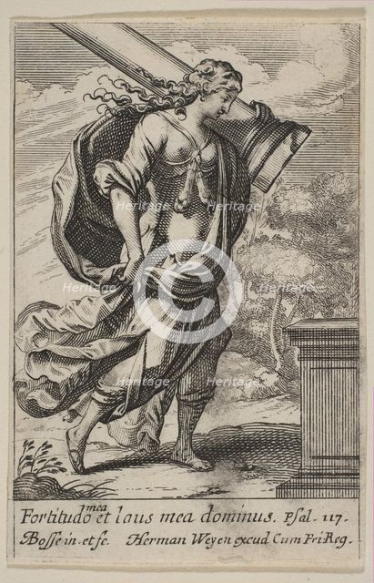Fortitude, 1636. Creator: Abraham Bosse.