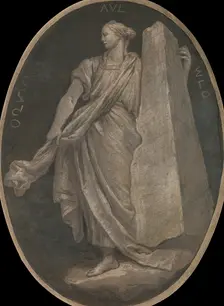 Fortitude, 1760. Creator: Workshop of Giovanni Battista Tiepolo