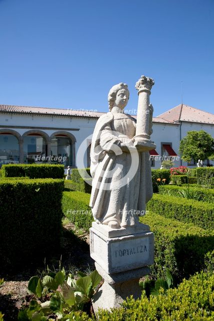 'Fortitude', statue in the Garden of the Episcopal Palace, Castelo Branco, Portugal, 2009.  Artist: Samuel Magal