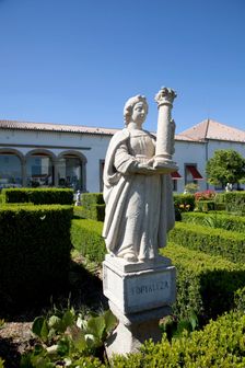 Fortitude statue in the Garden of the Episcopal Palace, Castelo Branco, Portugal, 2009. Artist: Samuel Magal