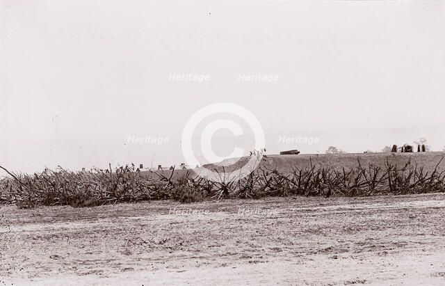 Fortifications at City Point, 1861-65. Creator: Unknown.