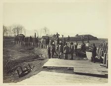Fortifications at Manassas, March 1862. Creators: Barnard & Gibson, George N. Barnard, James F. Gibson