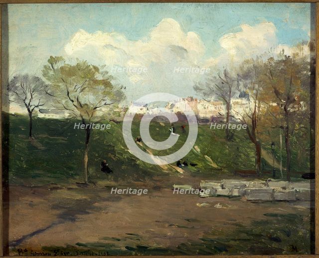 Fortifications, boulevard Gouvion-Saint-Cyr, 1902. Creator: Ferdinand Louis Marks.