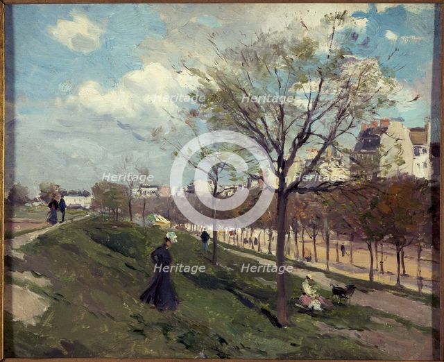 Fortifications, boulevard Gouvion-Saint-Cyr, c1902. Creator: Ferdinand Louis Marks.
