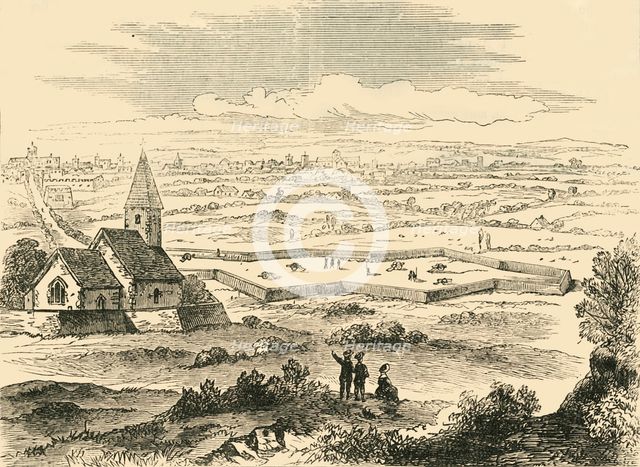 'Fortifications of Old St. Pancras', c1876. Creator: Unknown.