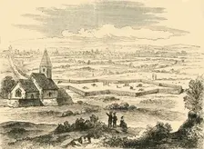 Fortifications of Old St. Pancras c1876. Creator: Unknown