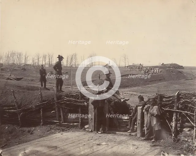 Fortifications, Manassas, March 1862. Creators: Barnard & Gibson, George N. Barnard, James F. Gibson.