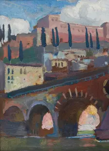 Fortress in Verona, 1902. Creator: Jan Stanislawski