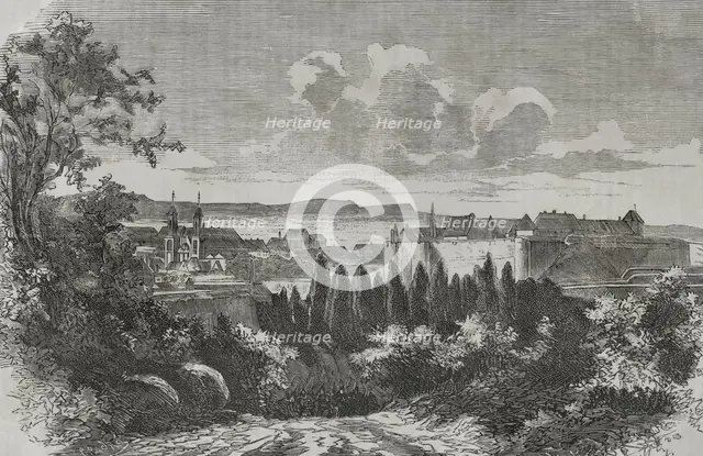 Fortress of Sedan, France, 1870.  Creator: Tomas Padro Pedret.