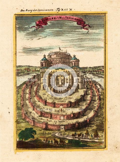 Fortress of Semiramis, 1719. Artist: Mallet, Alain Manesson (1630-1706)