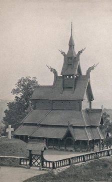 Fortun Timber Church 1914. Creator: Unknown