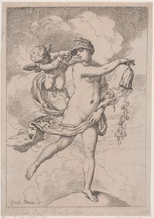 Fortuna with a Purse, 1795-99., 1795-99. Creator: Thomas Rowlandson