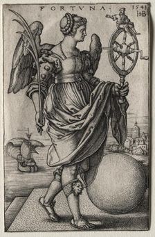 Fortune, 1541. Creator: Hans Sebald Beham (German, 1500-1550)