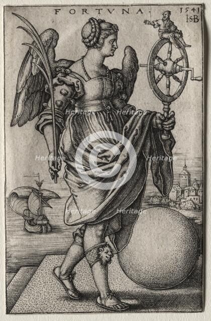 Fortune, 1541. Creator: Hans Sebald Beham (German, 1500-1550).