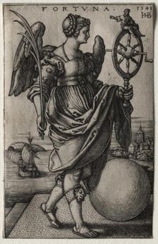 Fortune, 1541. Creator: Hans Sebald Beham (German, 1500-1550)