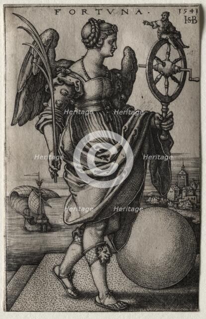 Fortune, 1541. Creator: Hans Sebald Beham (German, 1500-1550).