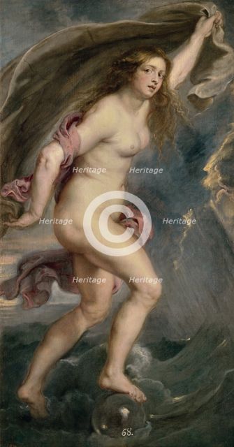 Fortune, 1636-1638. Artist: Rubens, Pieter Paul (1577-1640)