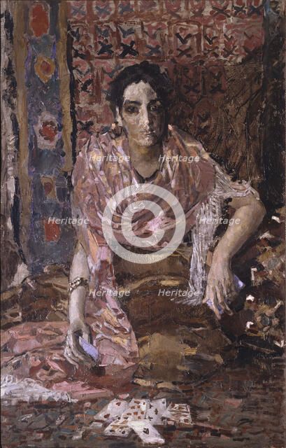 Fortune-teller, 1895. Artist: Vrubel, Mikhail Alexandrovich (1856-1910)