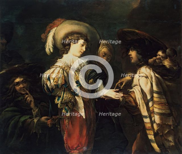 Fortune Telling, 1630. Creator: Jan Cossiers.