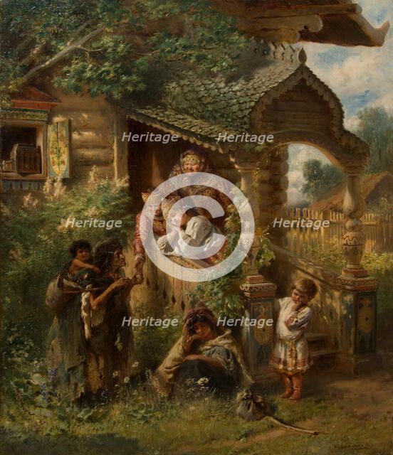 Fortune-telling, 1884. Artist: Makovsky, Konstantin Yegorovich (1839-1915)