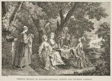 Fortune Telling, by Hogarth, 18th century, (late 19th century). Creator: Unknown