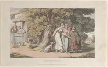 Fortune-telling, from "The Vicar of Wakefield", May 1, 1817., May 1, 1817. Creator: Thomas Rowlandson