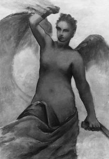 Fortune: A Study for "The Discoverer", 1878. Creator: William Morris Hunt
