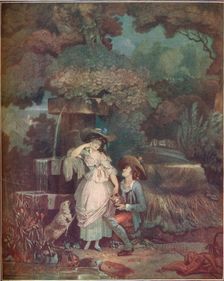 Fortune and Misfortune, or The Broken Pitcher, 1787, (1909). Creator: Philibert Louis Debucourt