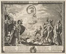 Fortune Favoring France (La Fortune de la France), ca. 1635-37. Creator: Abraham Bosse