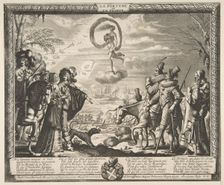 Fortune Favoring France (La Fortune de la France), ca. 1635-37. Creator: Abraham Bosse