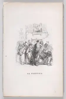 Fortune from The Complete Works of Béranger, 1836. Creator: J Constantine Beneworth