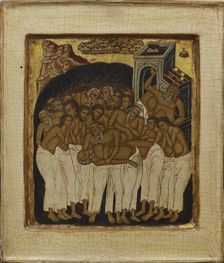 Forty Martyrs, Russian icon, 1850-1899. Creator: Unknown