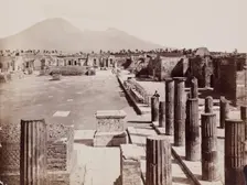 Forum, Pompeii, between 1880 and 1890. Creator: Giorgio Sommer