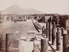 Forum, Pompeii, between 1880 and 1890. Creator: Giorgio Sommer