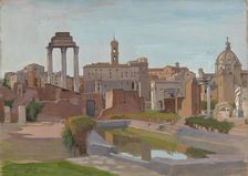 Forum Romanum, 1925. Creator: Eero Jarnefelt