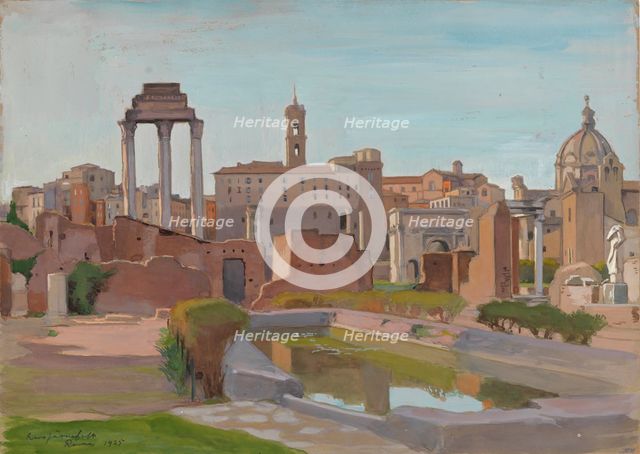 Forum Romanum, 1925. Creator: Eero Jarnefelt.