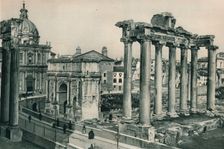 Forum Romanum with the Arch of Septimius Severus, Rome, Italy, 1927. Artist: Eugen Poppel