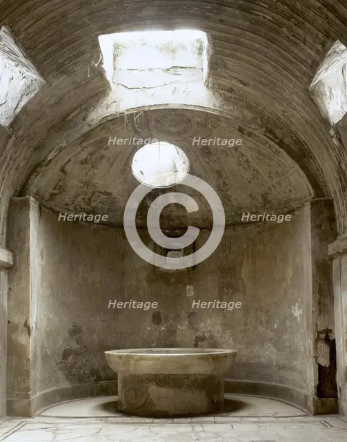 Forum thermal baths, Pompeii, Italy, 2002.  Creator: LTL.