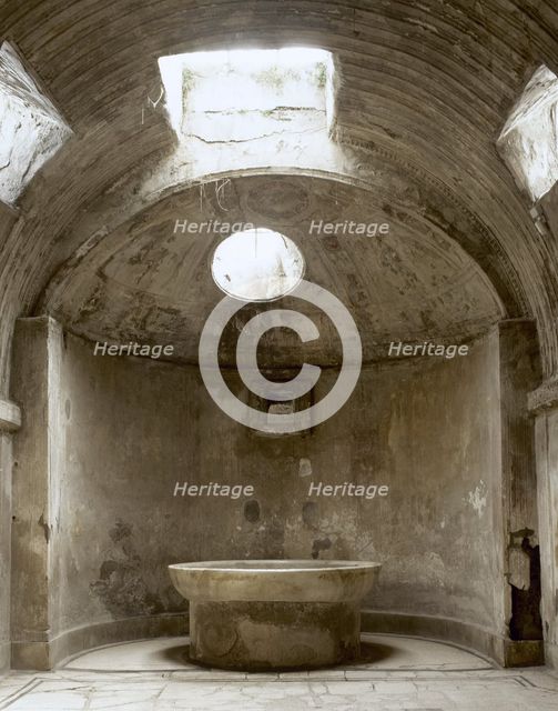 Forum thermal baths, Pompeii, Italy, 2002.  Creator: LTL.