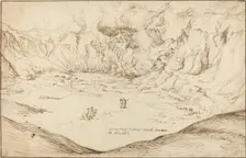 Forum Vulcani: The Hot Springs at Pozzuoli, 1578. Creator: Joris Hoefnagel