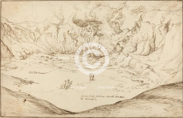 Forum Vulcani: The Hot Springs at Pozzuoli, 1578. Creator: Joris Hoefnagel.