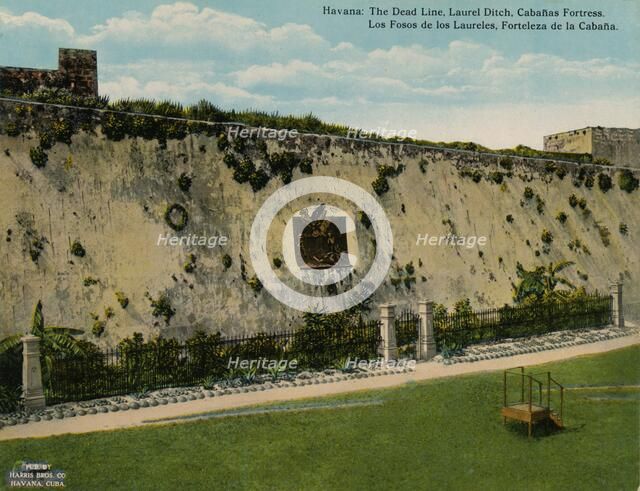 Foso de los Laureles and La Cabana Fortress, Havana, Cuba, c1920. Artist: Unknown.