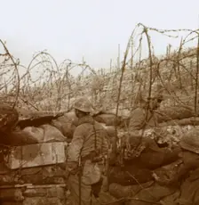 Fosse Froide trench, Champagne, northern France, c1914-c1918