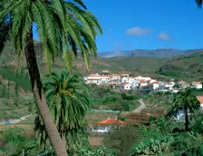Fataga, mountain village, Gran Canaria, Canary Islands. Creator: Peter Thompson